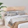 Stylish Solid Pine Bed Headboard - 124x3x81 cm