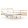 Solid Wood Pine Bed Frame 160x200 cm | HipoMarket UK