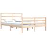 Solid Wood Pine Bed Frame 160x200 cm | HipoMarket UK