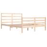 Solid Wood Pine Bed Frame 160x200 cm | HipoMarket UK