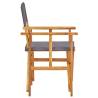 Director's Chairs 2 pcs Solid Acacia Wood - Stylish & Durable