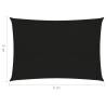 Black Sunshade Sail 3x4 m - 160 g/m² HDPE | HipoMarket