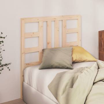 Stylish Solid Wood Pine Bed Headboard - 106x4x100 cm