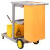 Cleaning Trolley with Mop Bucket - Durable & Practical Solution