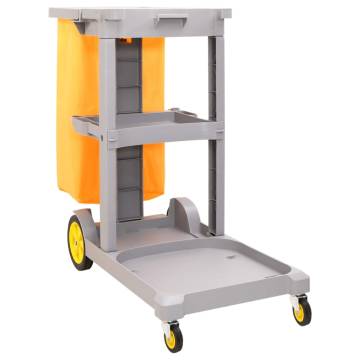 Cleaning Trolley with Mop Bucket - Durable & Practical Solution