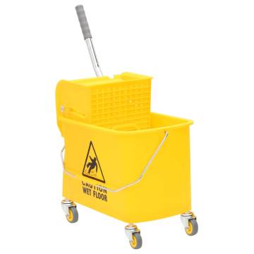 Cleaning Trolley with Mop Bucket - Durable & Practical Solution