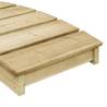 Garden Bridge 170x74 cm - Durable Impregnated Pinewood