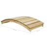 Garden Bridge 170x74 cm - Durable Impregnated Pinewood