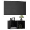 High Gloss Grey TV Cabinet - Stylish & Practical Design