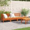 Garden Sofa 4-Seater Wax Brown Solid Wood Pine Colour wax brown Quantity in Package 1 Model 4-seater 