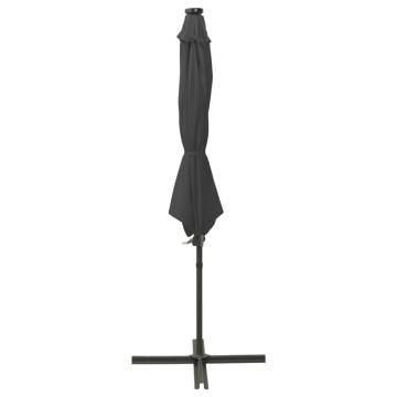 Cantilever Umbrella with LED Lights - Anthracite 300 cm