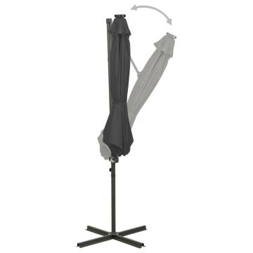 Cantilever Umbrella with LED Lights - Anthracite 300 cm