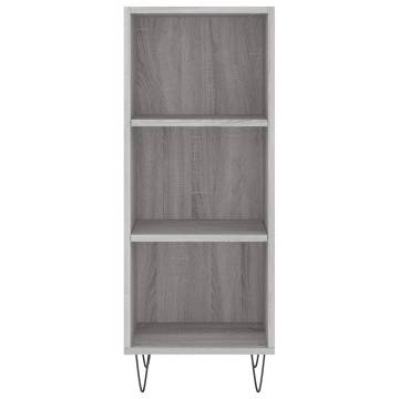 Highboard Grey Sonoma - Stylish Storage Solution | HipoMarket