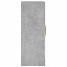 Wall Mounted Cabinets - 2 pcs Concrete Grey Engineered Wood