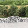 Arched Gabion Baskets 4 pcs 300x50x40/60 cm Galvanised Iron Size 300 x 50 x 40/60 cm Quantity in Package 4 