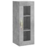 Stylish Highboard Concrete Grey - 34.5x34x180 cm | HipoMarket