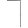 Walk-in Shower Screen 100x195cm Dark Tempered Glass | HiPoMarket