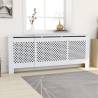 MDF Radiator Cover White 205 cm Colour white Size 205 x 20.5 x 81.5 cm Quantity in Package 1 