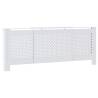 Stylish MDF Radiator Cover White 205 cm - Ideal for Your Home