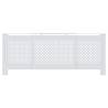 Stylish MDF Radiator Cover White 205 cm - Ideal for Your Home