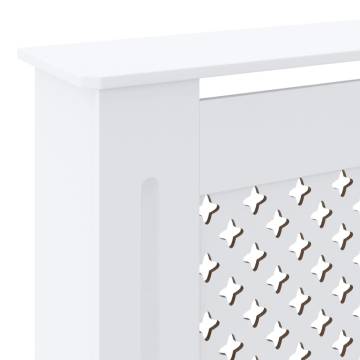 Stylish MDF Radiator Cover White 205 cm - Ideal for Your Home