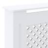 Stylish MDF Radiator Cover White 205 cm - Ideal for Your Home