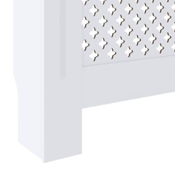 Stylish MDF Radiator Cover White 205 cm - Ideal for Your Home