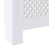 Stylish MDF Radiator Cover White 205 cm - Ideal for Your Home