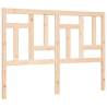 Solid Wood Bed Frame with Headboard 140x200 cm | Hipomarket