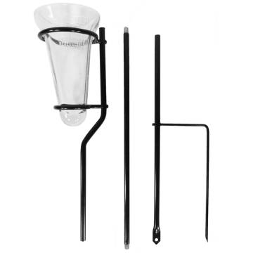 Nature Rain Gauge with Stand - 130 cm Glass Rain Meter