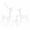 Acrylic Reindeer Family Christmas Decoration - 300 LED Lights