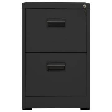 Filing Cabinet Anthracite 46x62x72.5cm - Durable Steel Storage