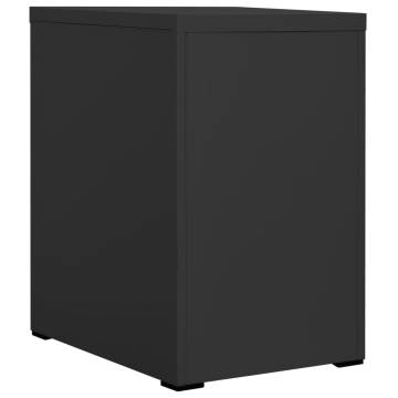 Filing Cabinet Anthracite 46x62x72.5cm - Durable Steel Storage