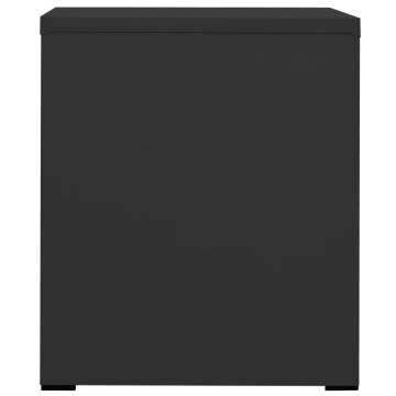 Filing Cabinet Anthracite 46x62x72.5cm - Durable Steel Storage