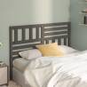 Stylish Grey Bed Headboard - Solid Pine 166x4x100 cm