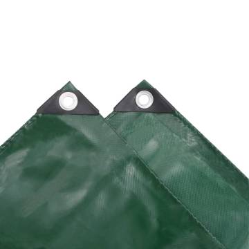 Heavy-Duty Green Tarpaulin 650 g/m² | 3.5x5 m for All Uses