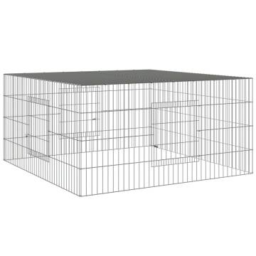 Durable Rabbit Cage 110x110x55 cm - Galvanised Iron