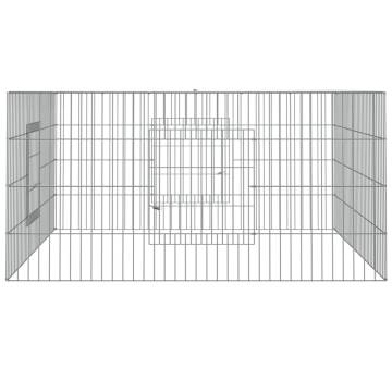 Durable Rabbit Cage 110x110x55 cm - Galvanised Iron