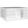 Durable Rabbit Cage 110x110x55 cm - Galvanised Iron