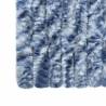 Fly Curtain Blue and White | 100x230 cm Chenille - HipoMarket