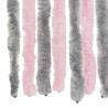 Fly Curtain Silver Grey & Pink 100x230 cm - Insect Protection