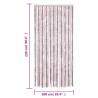 Fly Curtain Silver Grey & Pink 100x230 cm - Insect Protection