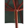 Elegant Green Parasol - 258 cm Outdoor Shade | HipoMarket