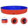 Foldable Dog Swimming Pool Red 300x40 cm PVC Colour red Size 300 x 40 cm 