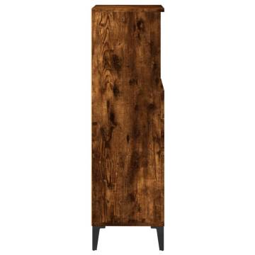 Bathroom Cabinet Smoked Oak - Stylish & Durable Storage