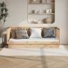 Day Bed 100x200 cm Solid Wood Pine Colour natural Size 100 x 200 cm 