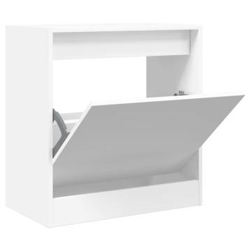 Shoe Cabinet White 60x34x63.5 cm | Stylish Storage Solution