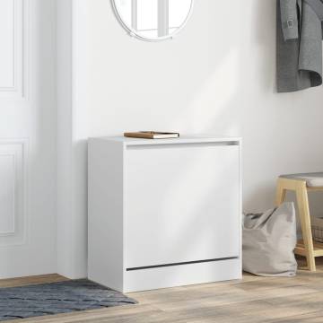 Shoe Cabinet White 60x34x63.5 cm | Stylish Storage Solution