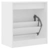 Shoe Cabinet White 60x34x63.5 cm | Stylish Storage Solution