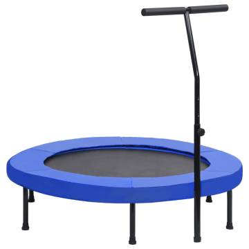 Fitness Trampoline with Handle & Safety Pad - 122 cm